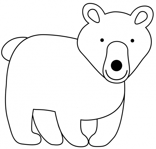 Big Bear coloring page