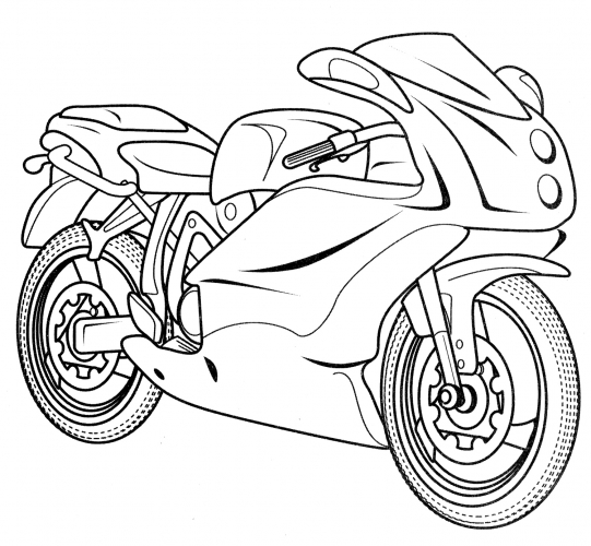 Ducati 999 coloring page