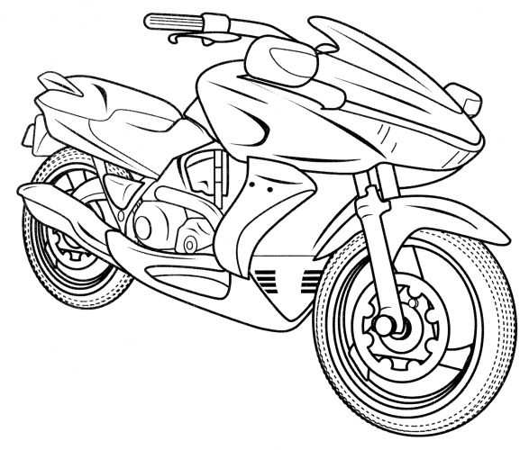 Honda DN-01 coloring page