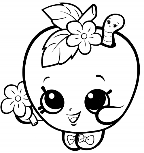 Apple Blossom coloring page