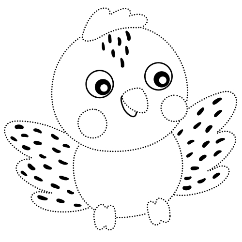 Jolly parrot coloring page