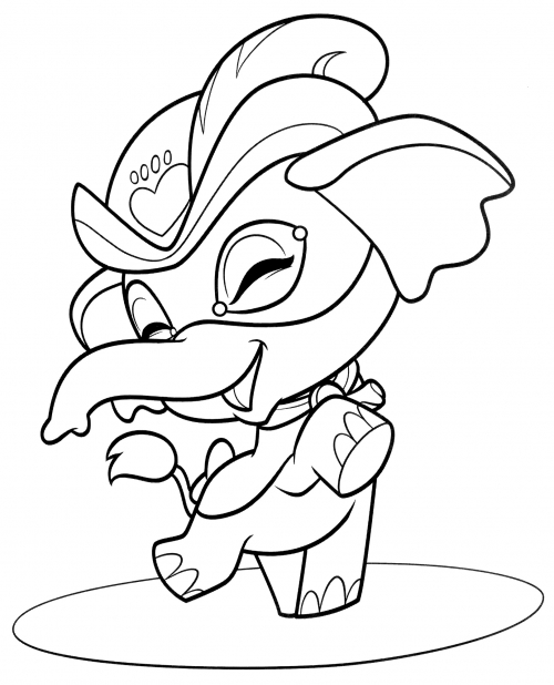 Jolly Taj coloring page