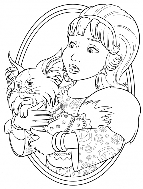 Nancy Clancy coloring page