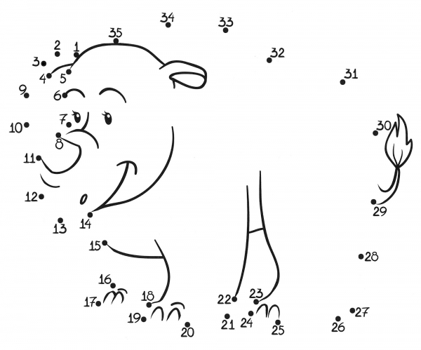 Positive Rhino coloring page