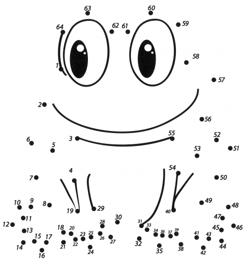 Brave frog coloring page