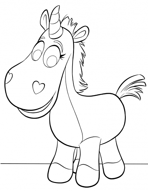 Sweet Buttercup coloring page