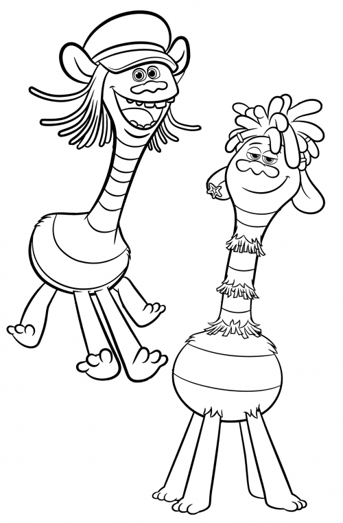 Cooper and Prince D coloring page