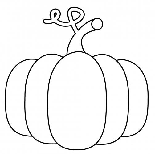 Great pumpkin coloring page