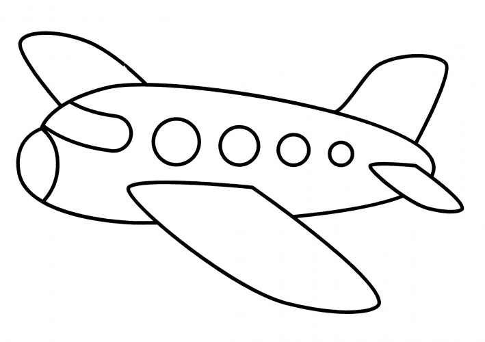 Small jet coloring page