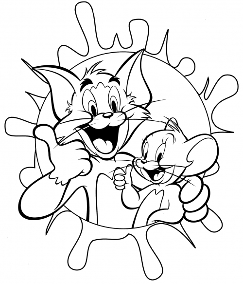 Best friends coloring page