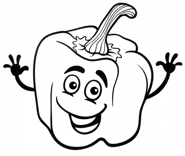 Jolly Pepper coloring page