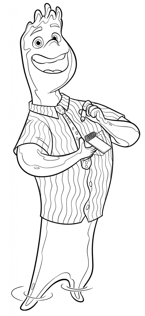 Business Wade coloring page