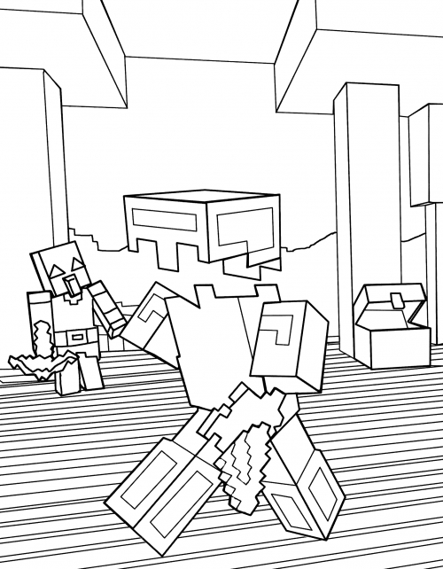 Empty armour coloring page