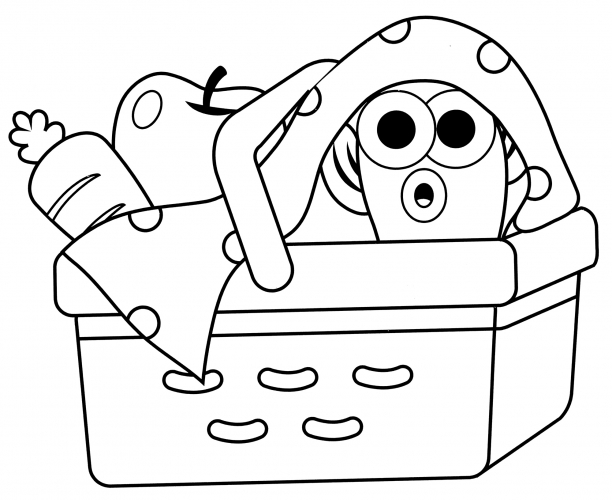 Surprised William coloring page