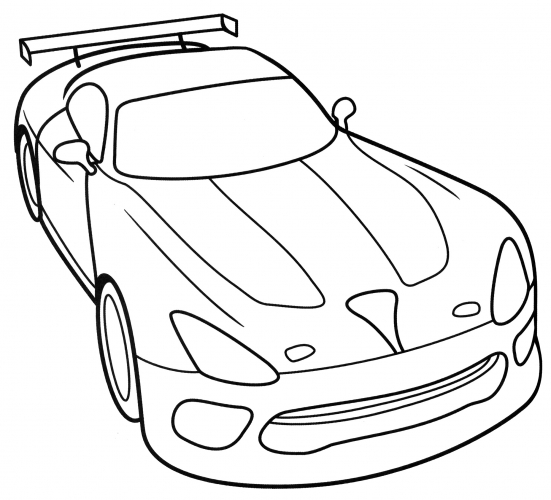 Dodge Viper coloring page