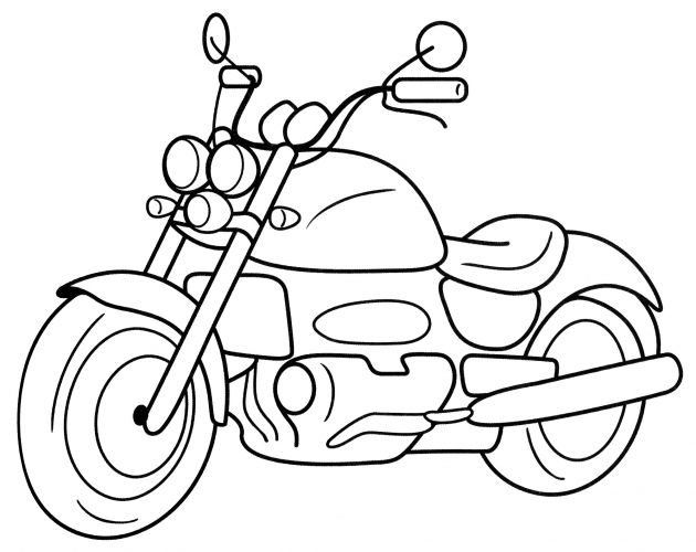 Triumph Rocket III Roadster coloring page