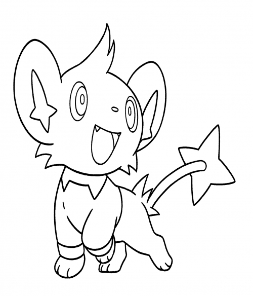 Jelly Shinx coloring page