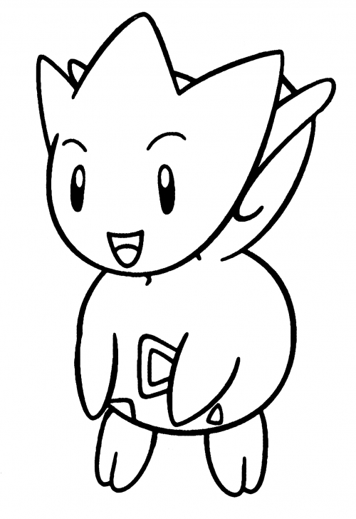 Sweet Togetic coloring page