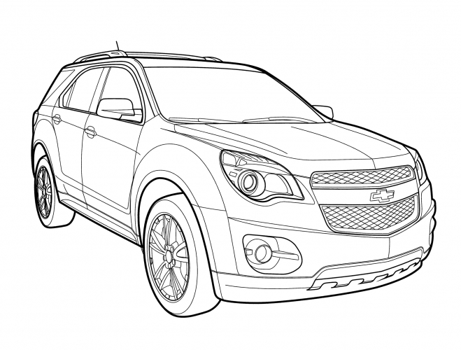 Chevrolet Equinox coloring page