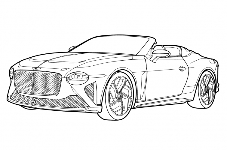 Bentley Bacalar coloring page