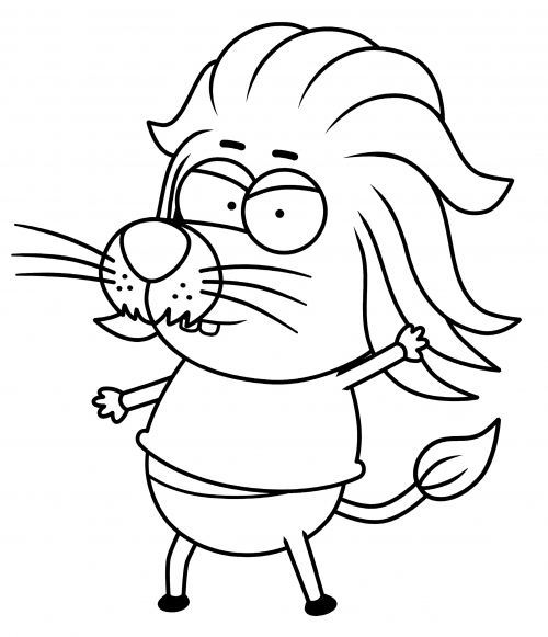 Serious Remzi coloring page