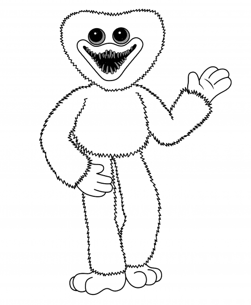 Greetings Killy coloring page