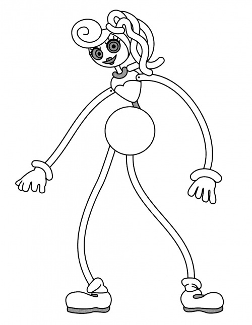 Mоmmy long legs coloring page