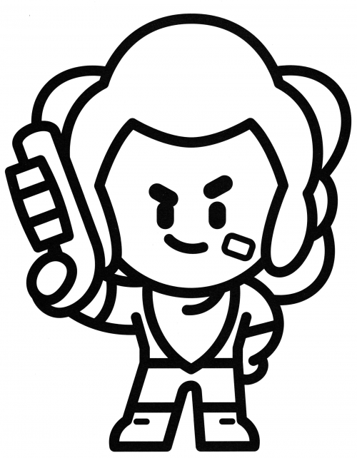 Happy Shelly coloring page