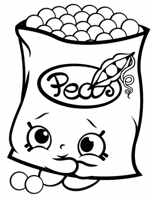 Freezy Peazy coloring page