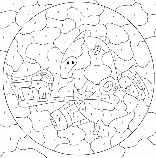 Dinosaur brushing teeth coloring page