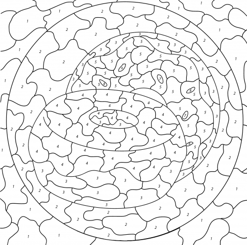 Sweet donuts coloring page