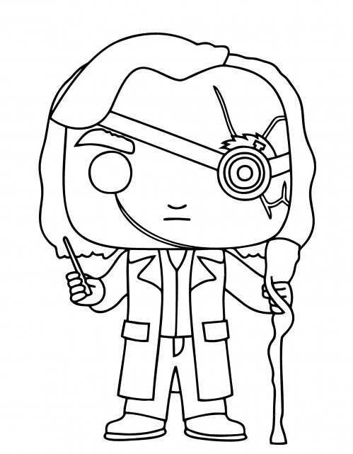 Alastor Moody coloring page