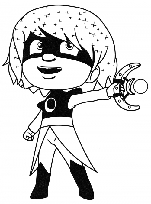 Luna Girl coloring page