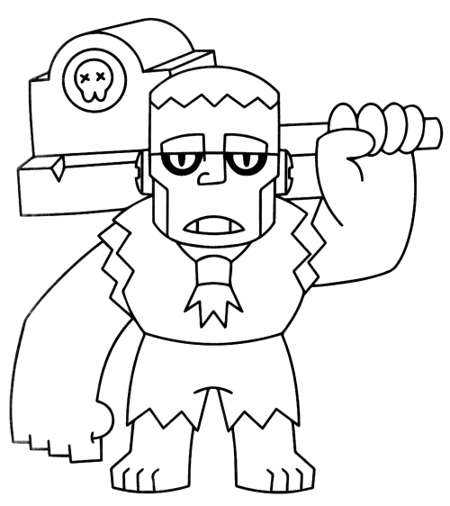 Frank coloring page