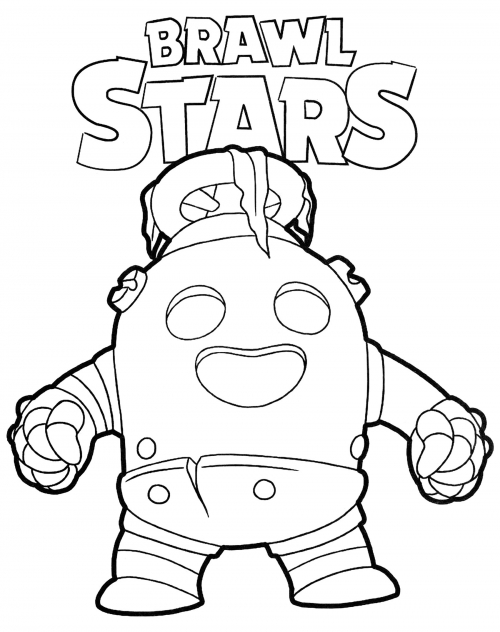 Spike Robo coloring page