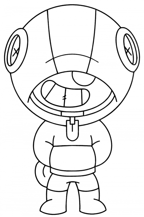 Leon coloring page