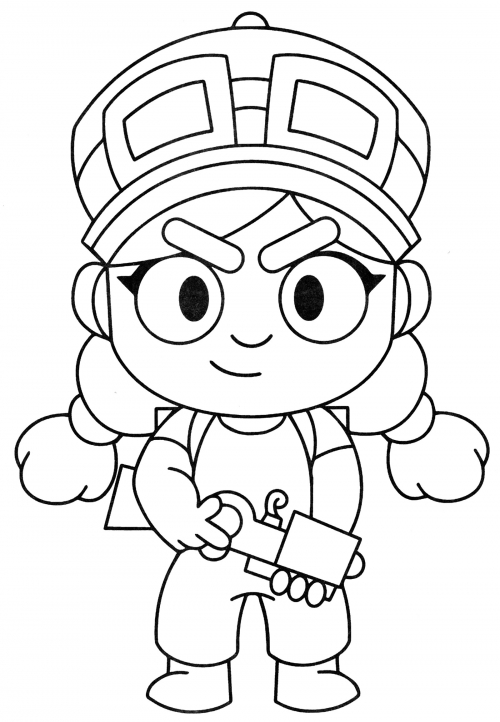 Jessie coloring page