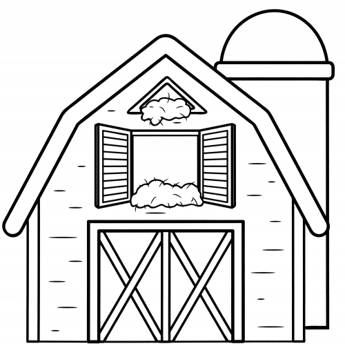 Farm Barn coloring page